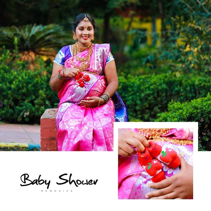 Baby shower portrait photography