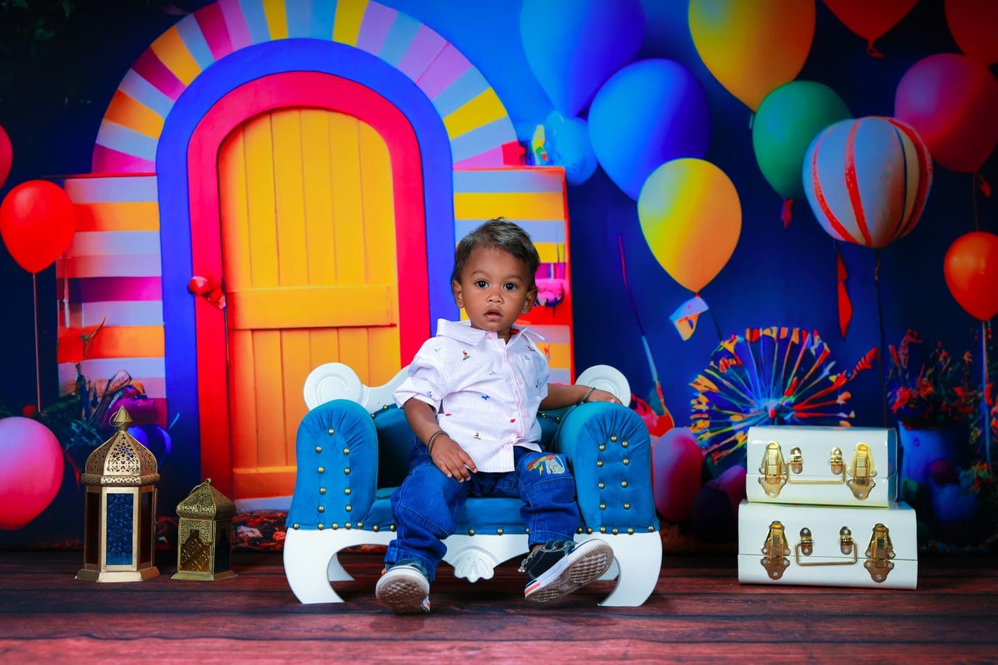 Baby birthday theme photography