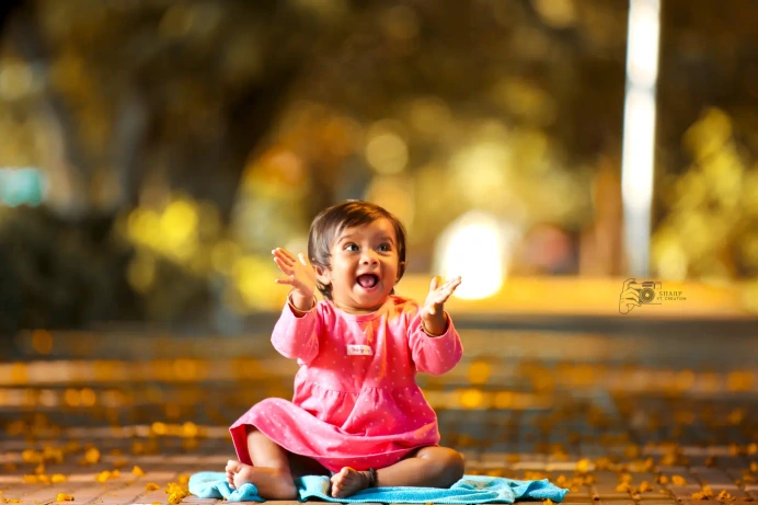 Baby girl portrait photography